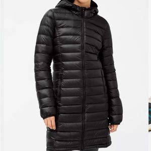 TNA long Botanie puffer packable jacket *needs new zipper*